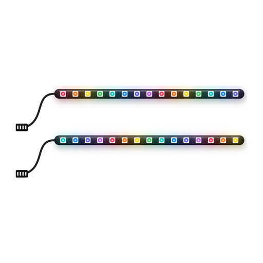 شريط إضاءة LED من كوجر RGB – قطعتان (Let It Shine)