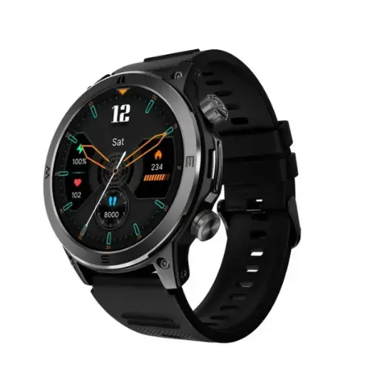 ساعة نويز إنديفور الذكية المتينة بشاشة AMOLED مقاس 1.46 بوصة - أسود فاحم