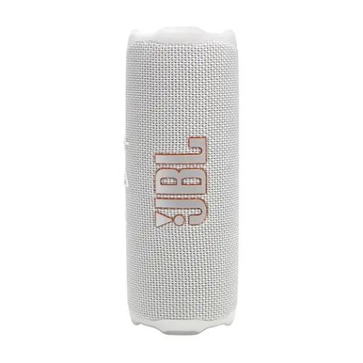 مكبر صوت JBL Flip 7 المحمول المقاوم للماء بتقنية البلوتوث - أبيض