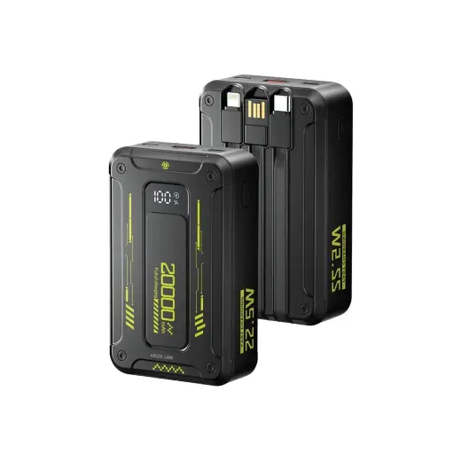 [GNXTREM20BK] Green Lion Xtreme 20 Power Bank 20000mAh PD 22.5W - Black