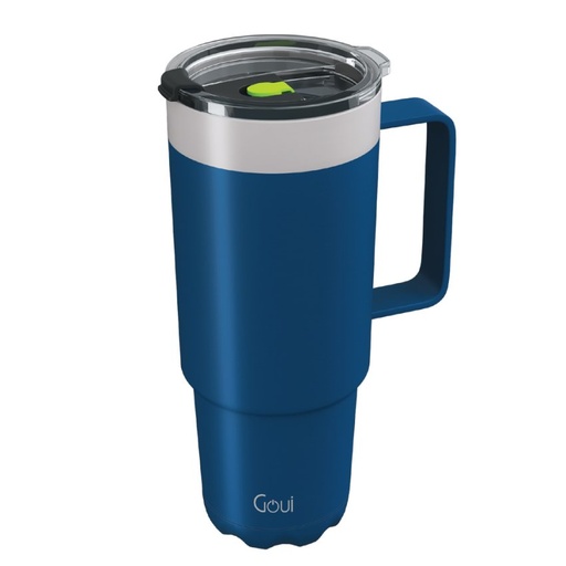 Goui Tumbler Stainless Steel Cup with Handle Blue