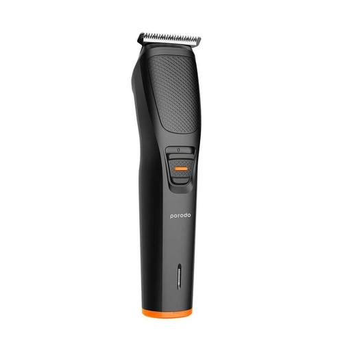 [PD-LSRHCL-BK] Porodo Wide T-Blade Beard Trimmer 4 Combs Included - Black