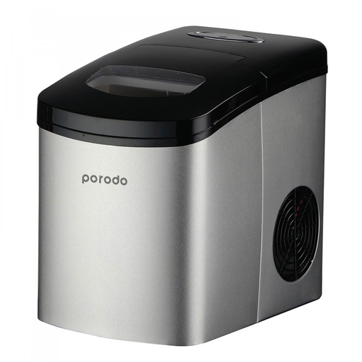 Porodo Lifestyle Ice Maker - Stainless Steel Black