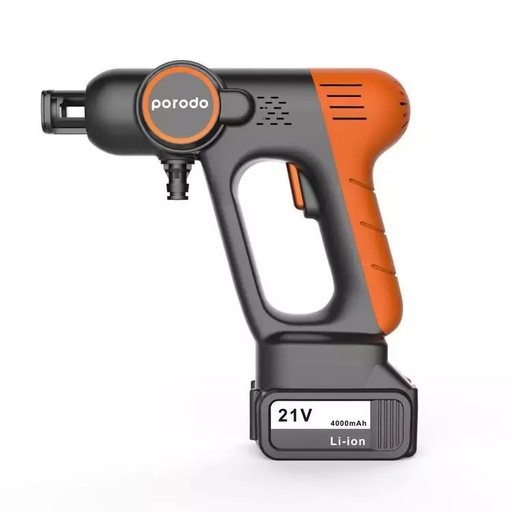 [PD-PCWM2-BKOG] Porodo 4000mAh Portable Car Wash Machine Black/Orange