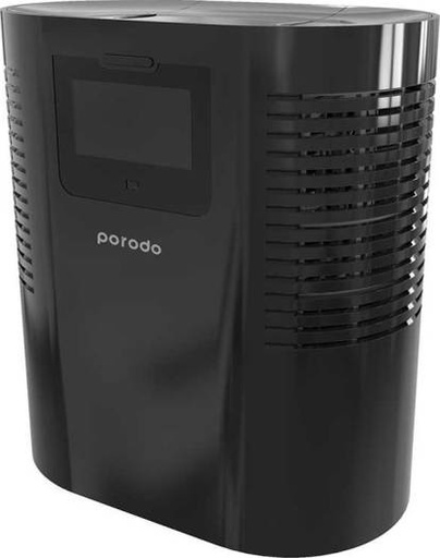 [PD-CAF2AP-BK] Porodo Lifestyle Ozone Air Sterilizer, ABS + Aluminum, 3.5W, Black |