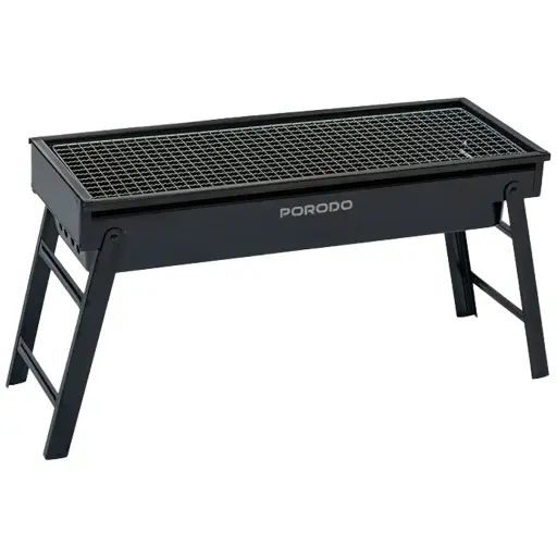 [PDLFSTBSABK] Porodo Lifestyle Portable Folding Large BBQ Grill - Black