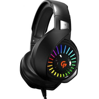 سماعة ألعاب بورودو PDX410 بإضاءة RGB – أسود